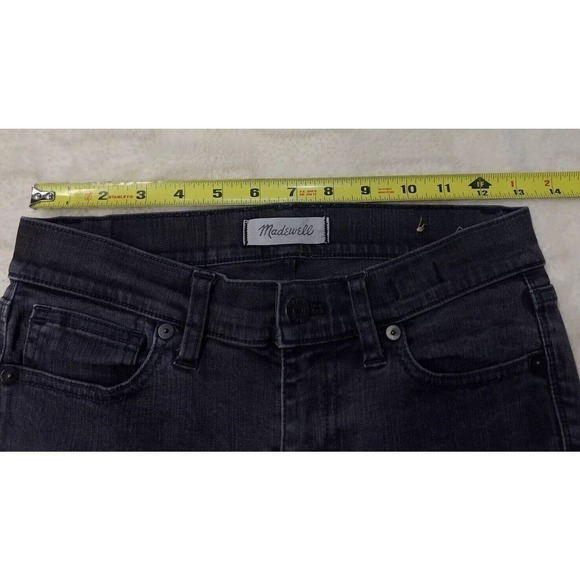 Madewell‎ Skinny Skinny Jeans Women's Size 26 Black Denim Rinse 5-Pocket - Picture 2 of 10